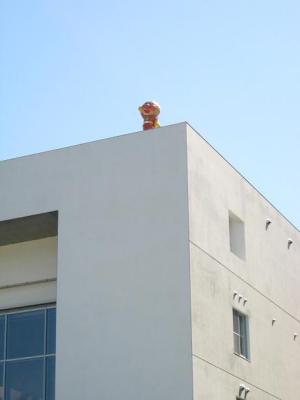 屋上のアンパンマン